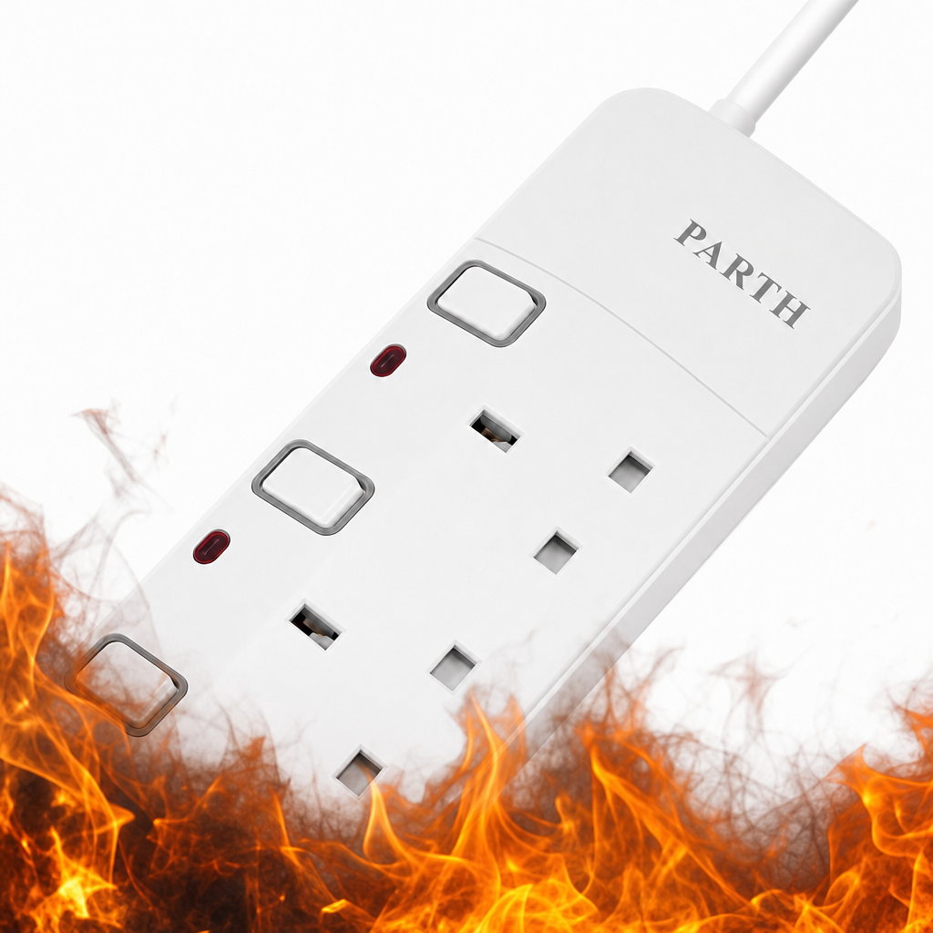 PARTH flame-retardant housing feature